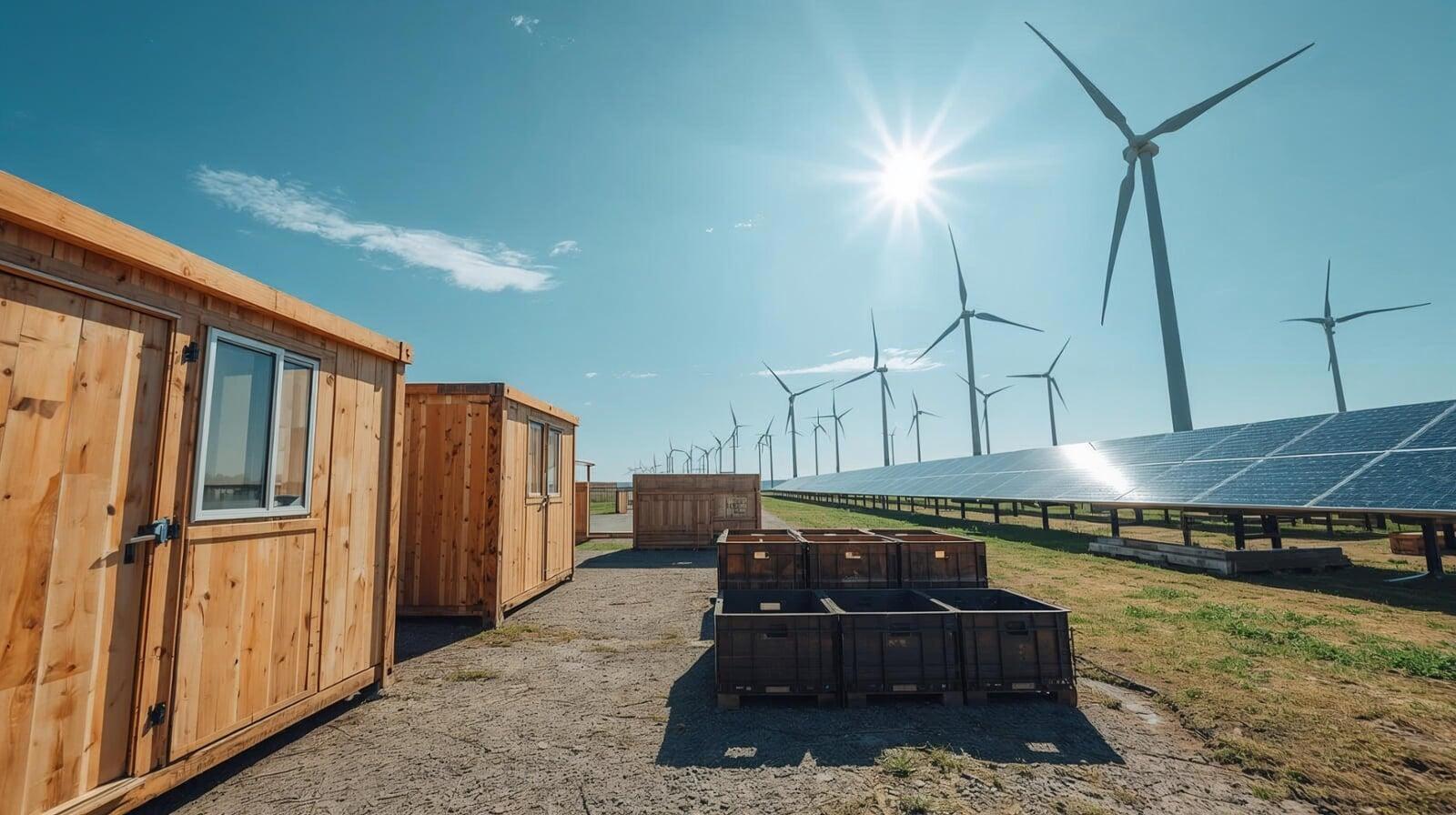 Plywood in Renewable Energy Storage Units